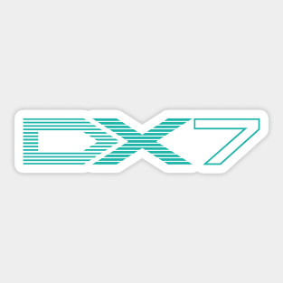 Vintage Yamaha DX7 (small) Sticker